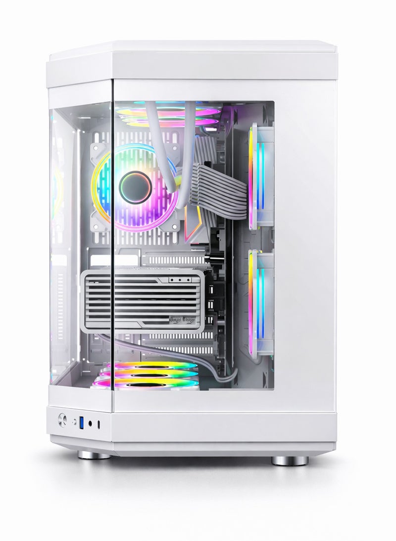 Game Sekret Skye Gaming PC - Intel Core i7-14700K | GeForce RTX 5070Ti 16GB GPU | 32GB DDR5 RAM-1TB NVMe SSD | 360mm Liquid Cooler-B760 MB-850W Gold PSU | WiFi-Bluetooth-Windows 11 Pro | Game Sekret Desktop Computer | 1 Year Warranty - Image 3